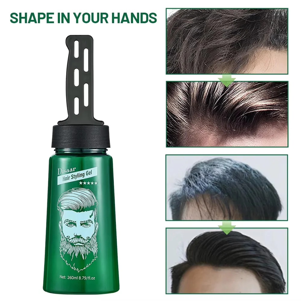 Disaar Styling Oil Head Men Hair Styling Gel 260ml - Image 2