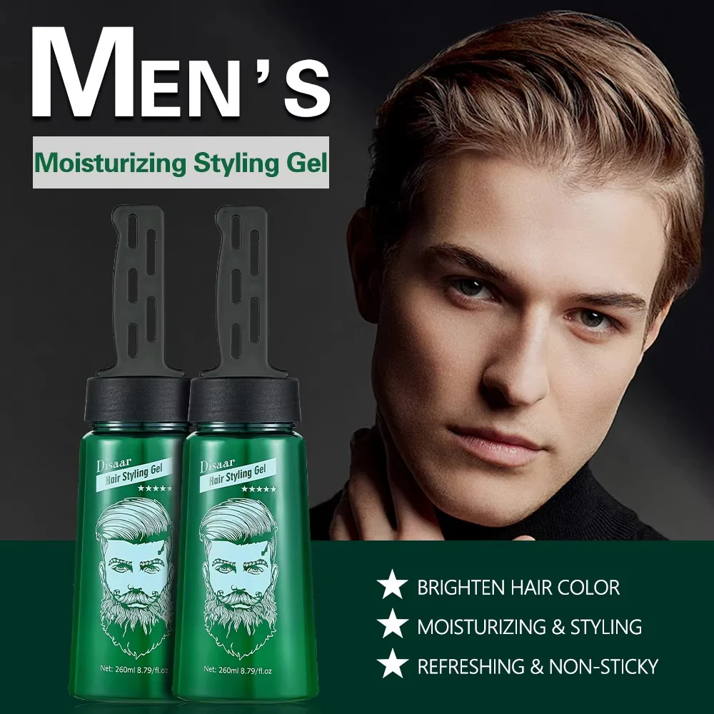 Disaar Styling Oil Head Men Hair Styling Gel 260ml - Image 4