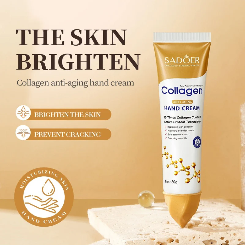 SADOER Collagen Moisturizing Hand Cream 30g - Image 3