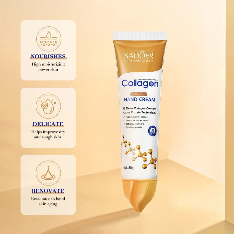 SADOER Collagen Moisturizing Hand Cream 30g - Image 5