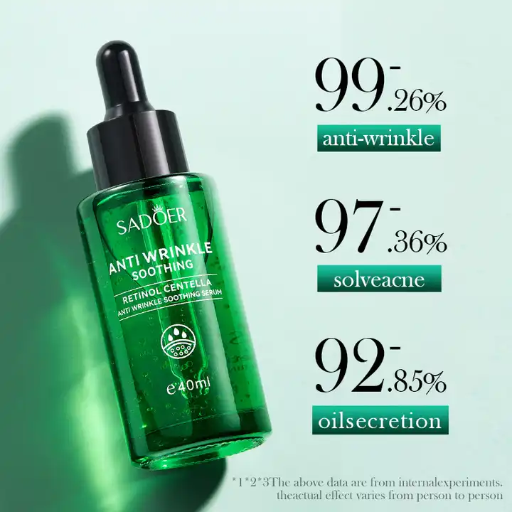 Sadoer Anti Wrinkle Soothing Retinol Face Serum 40ml - Image 4